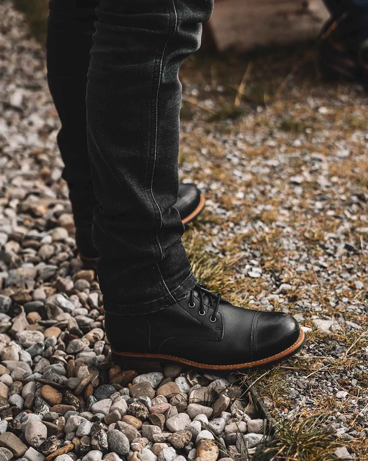 Rokker Rokkertech Tapered Slim mc-jeans svart