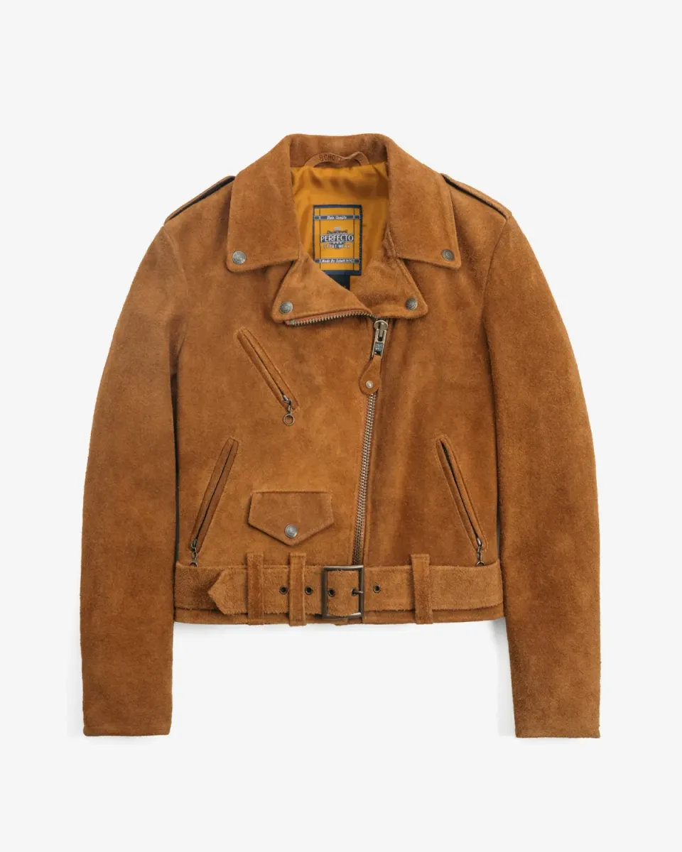 Schott NYC 318W skinnjakke saddle cropped dame