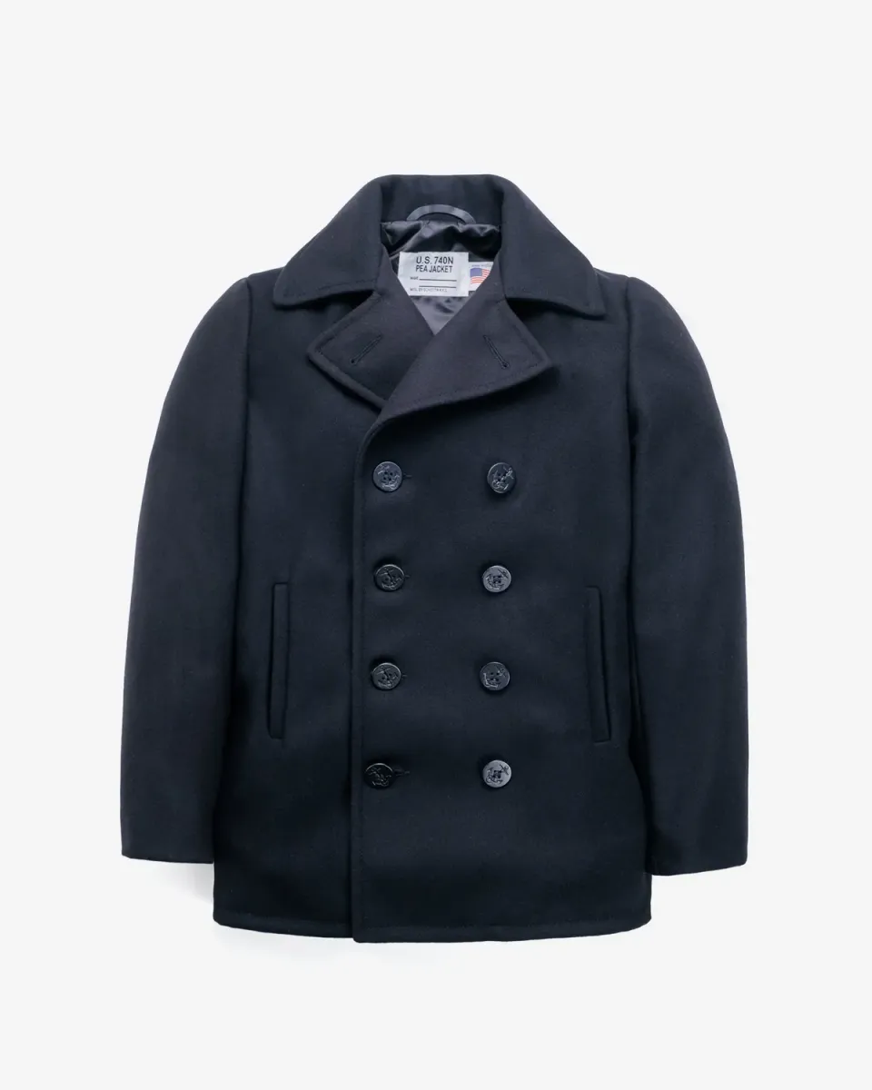 Schott NYC 707 peacoat marine ullblanding