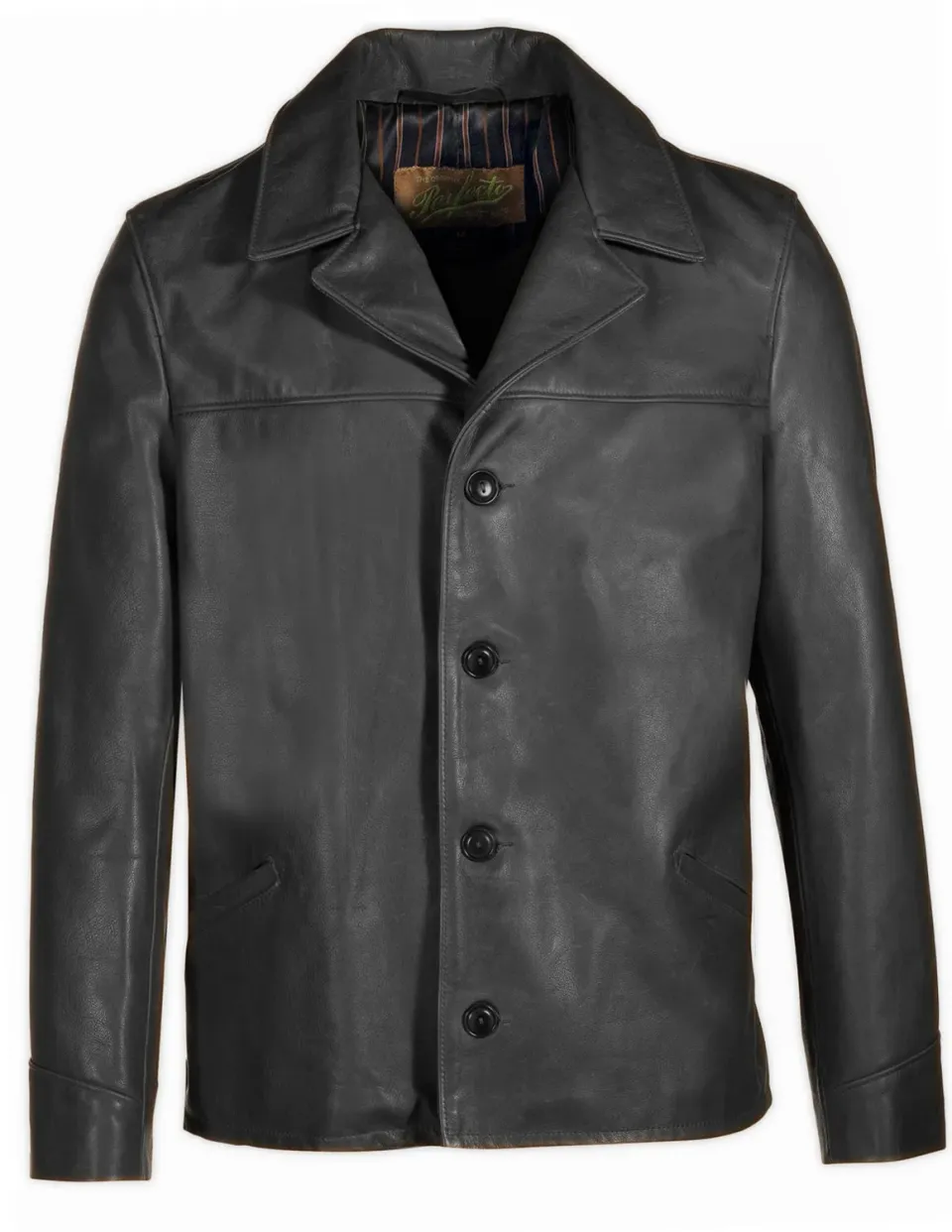 Schott NYC 544 skinnblazer svart myk