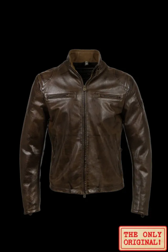 Matchless Osborne Blouson skinnjakke antique brown