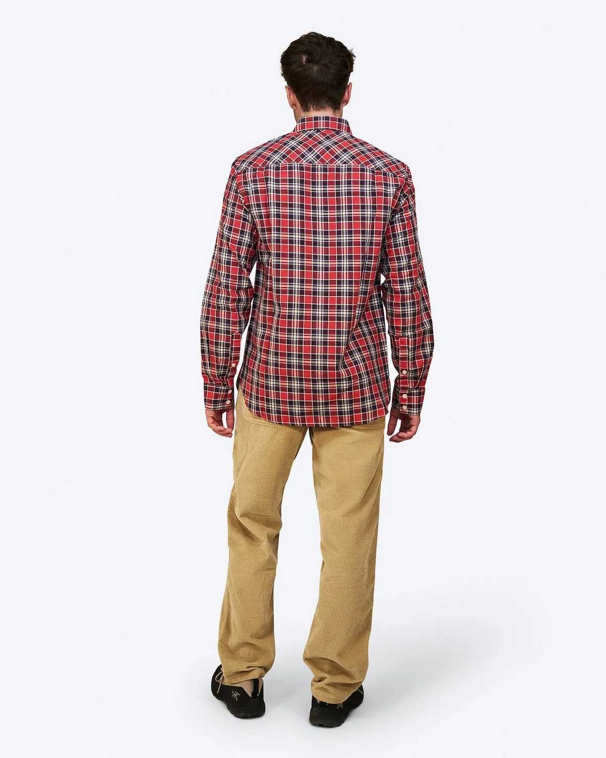 The Mountain Studio G-10 Button Down flanellskjorte Fudge rutete