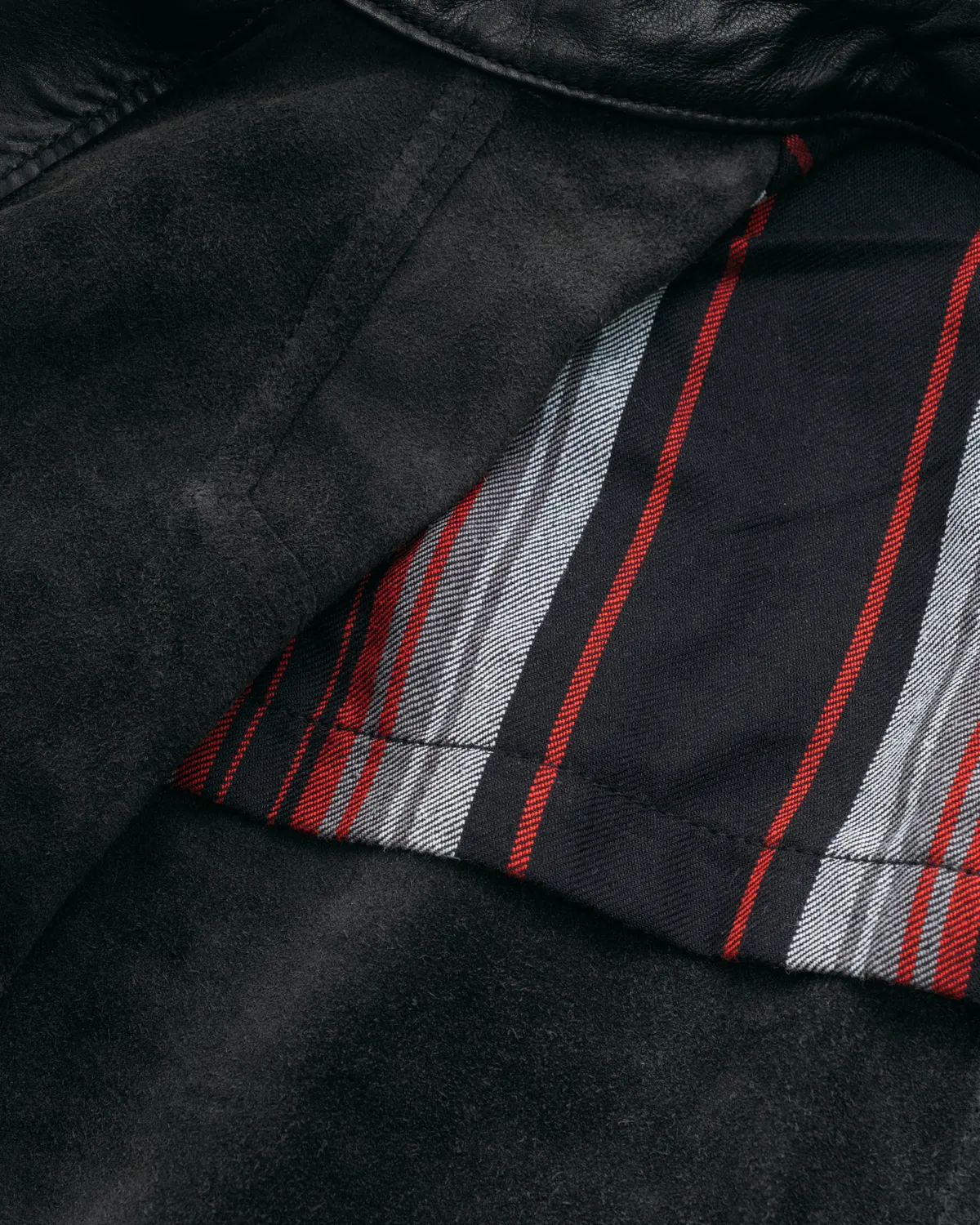 Schott NYC 5601SH skinnskjorte svart cowhide