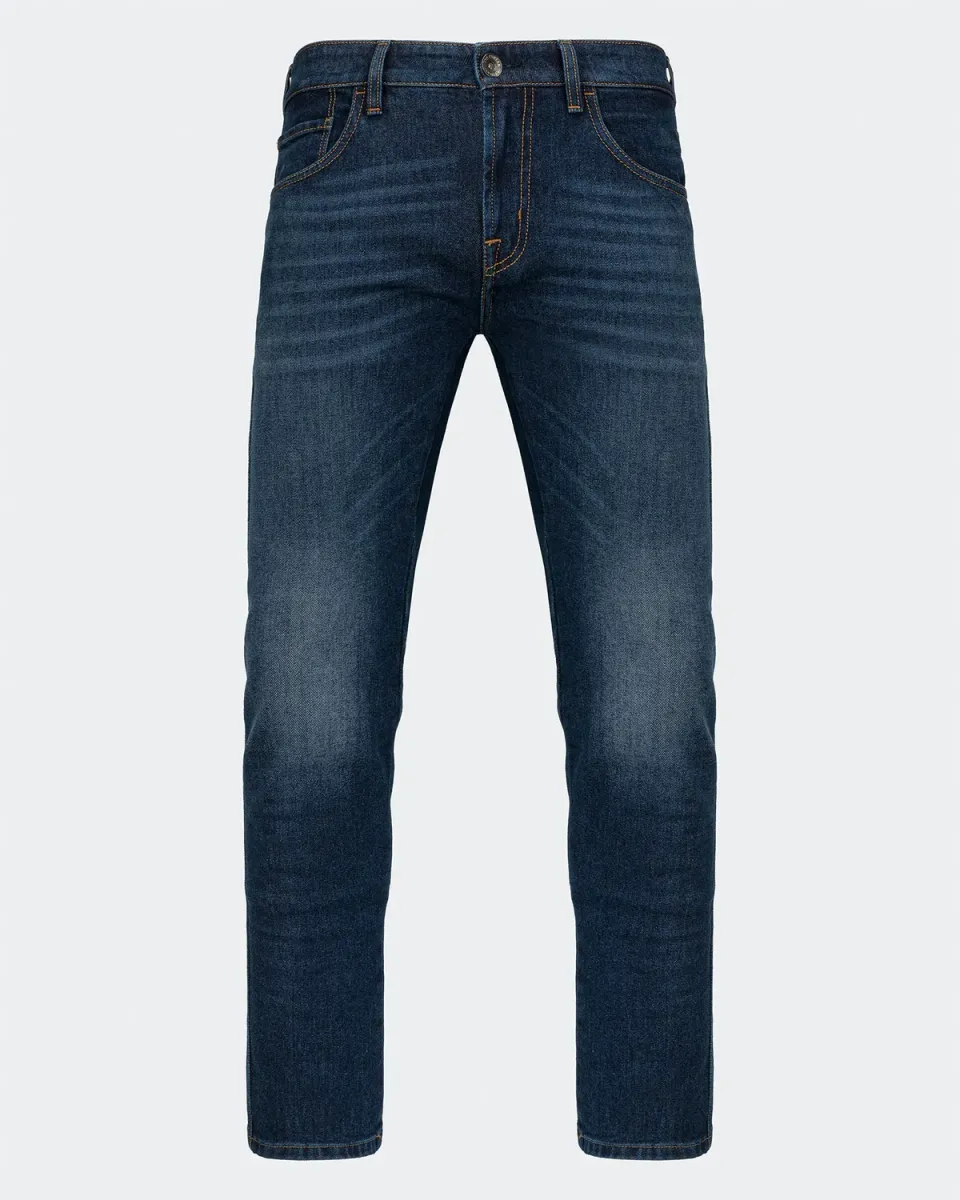 Rokker Rokkertech Tapered Slim motorsykkeljeans mørkeblå AA