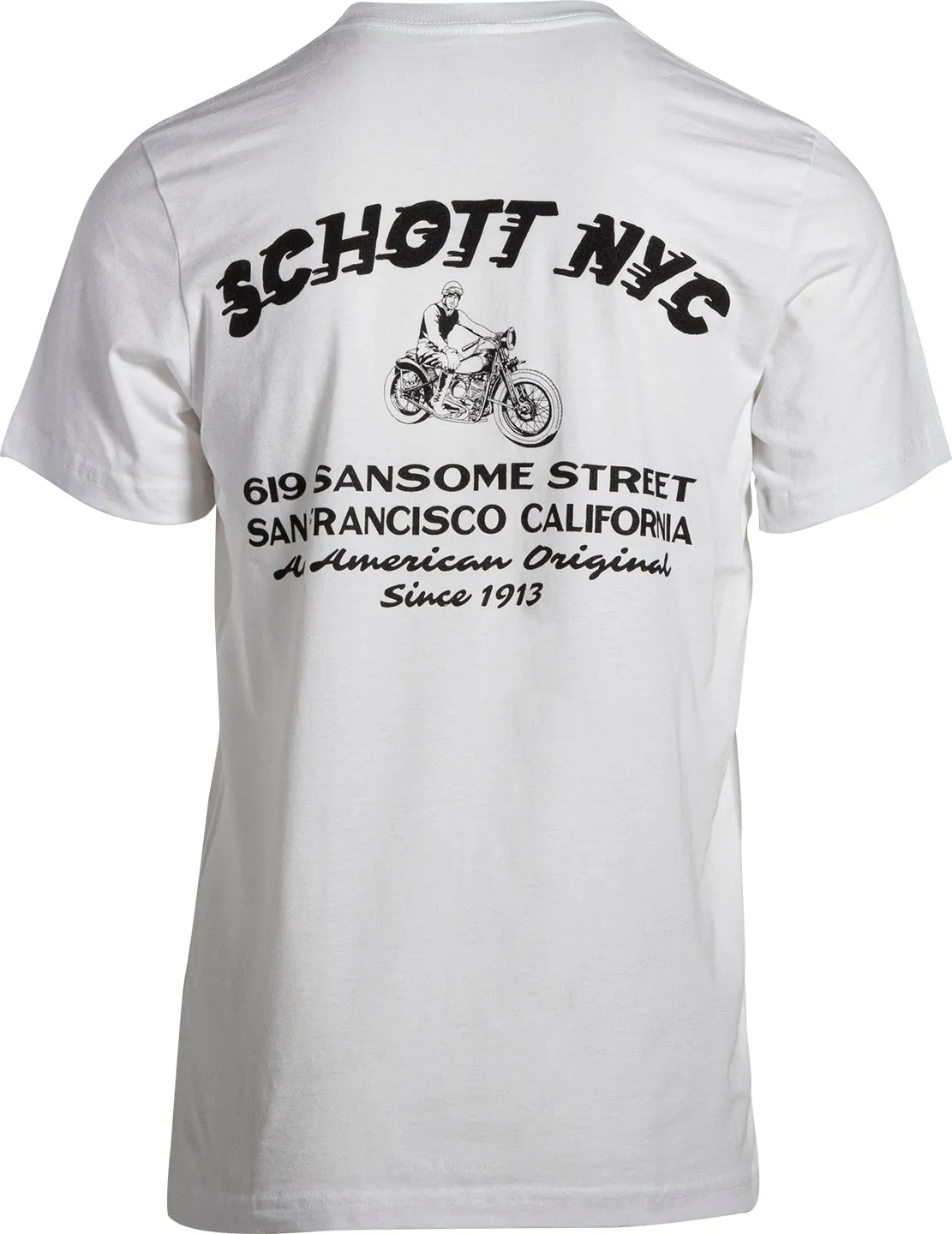 Schott NYC TSANF1 San Francisco t-skjorte svart bomull