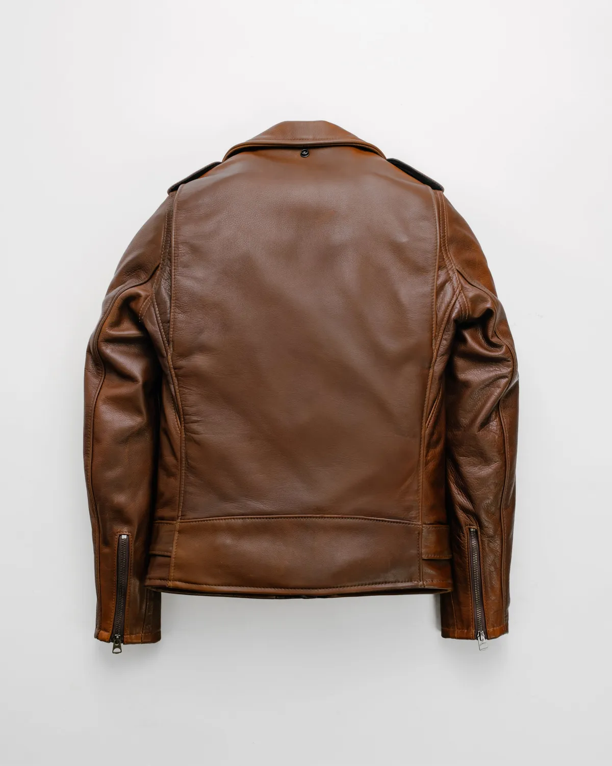 Schott NYC Perfecto 519 skinnjakke svart anilin-kuskinn