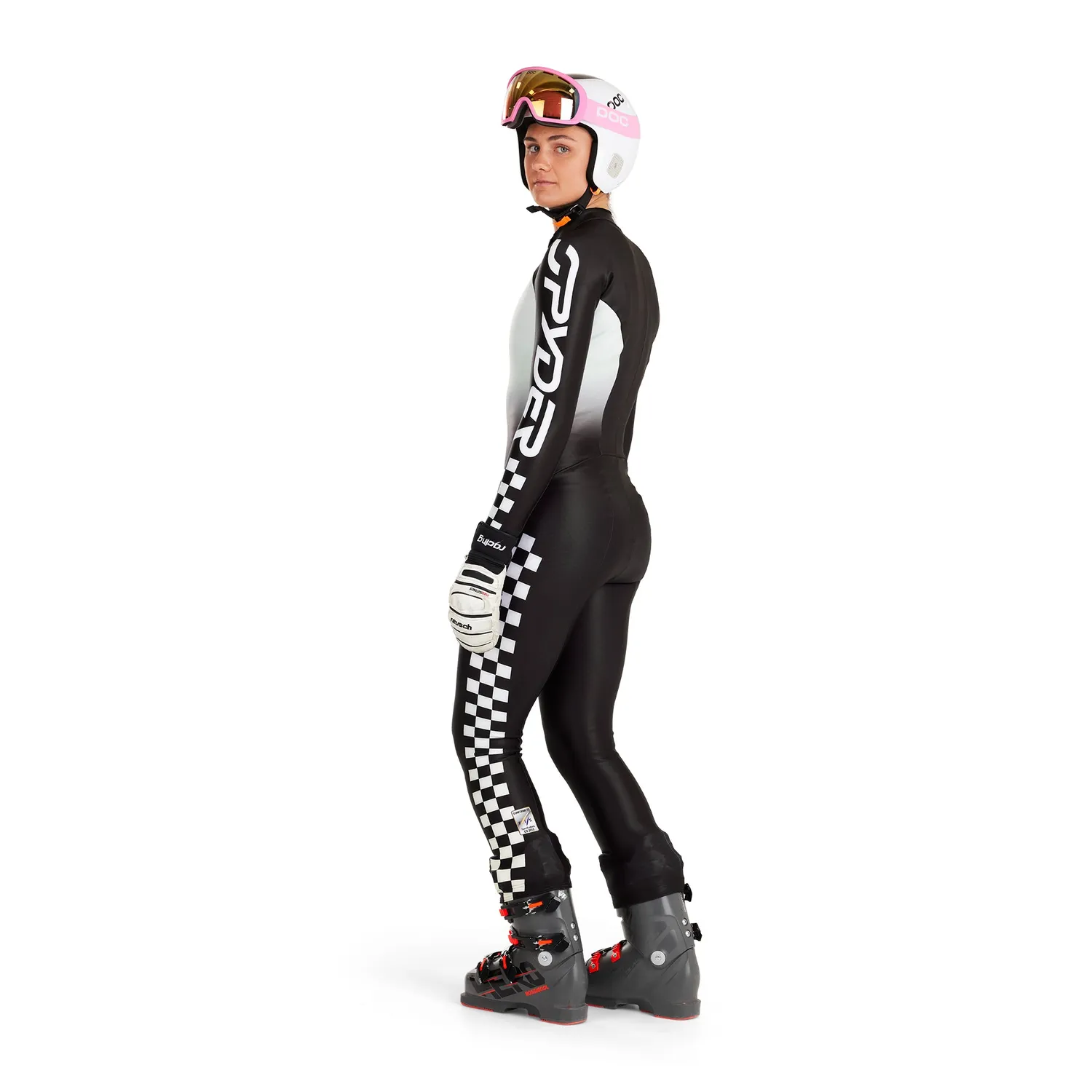 Spyder World Cup DH racedress svart FIS-godkjent