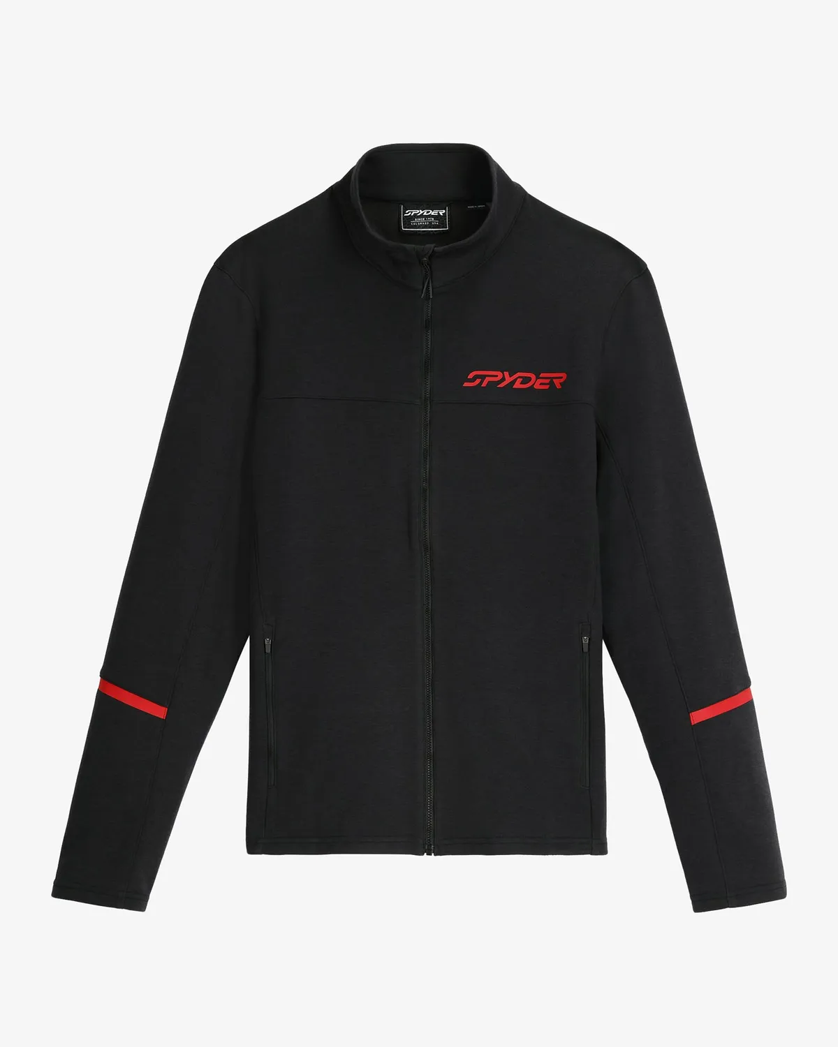 Spyder Speed fleecejakke herre svart stretch