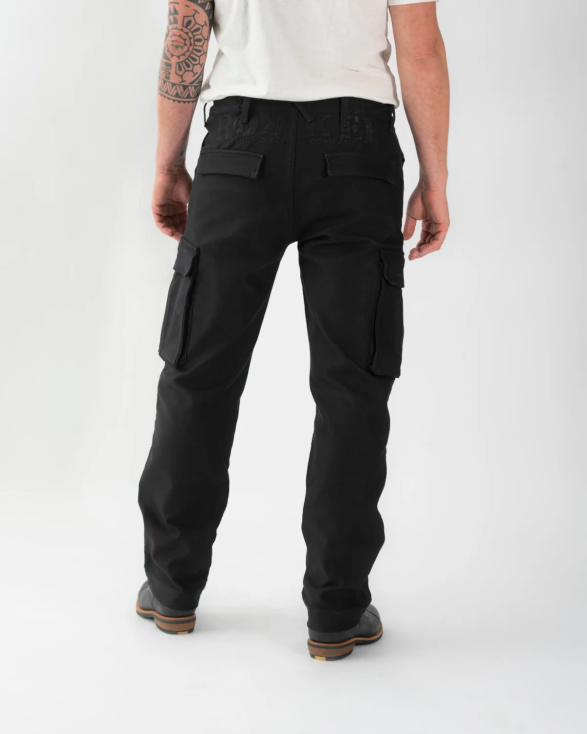 Rokker Black Jack II motorsykkeljeans grå stretch