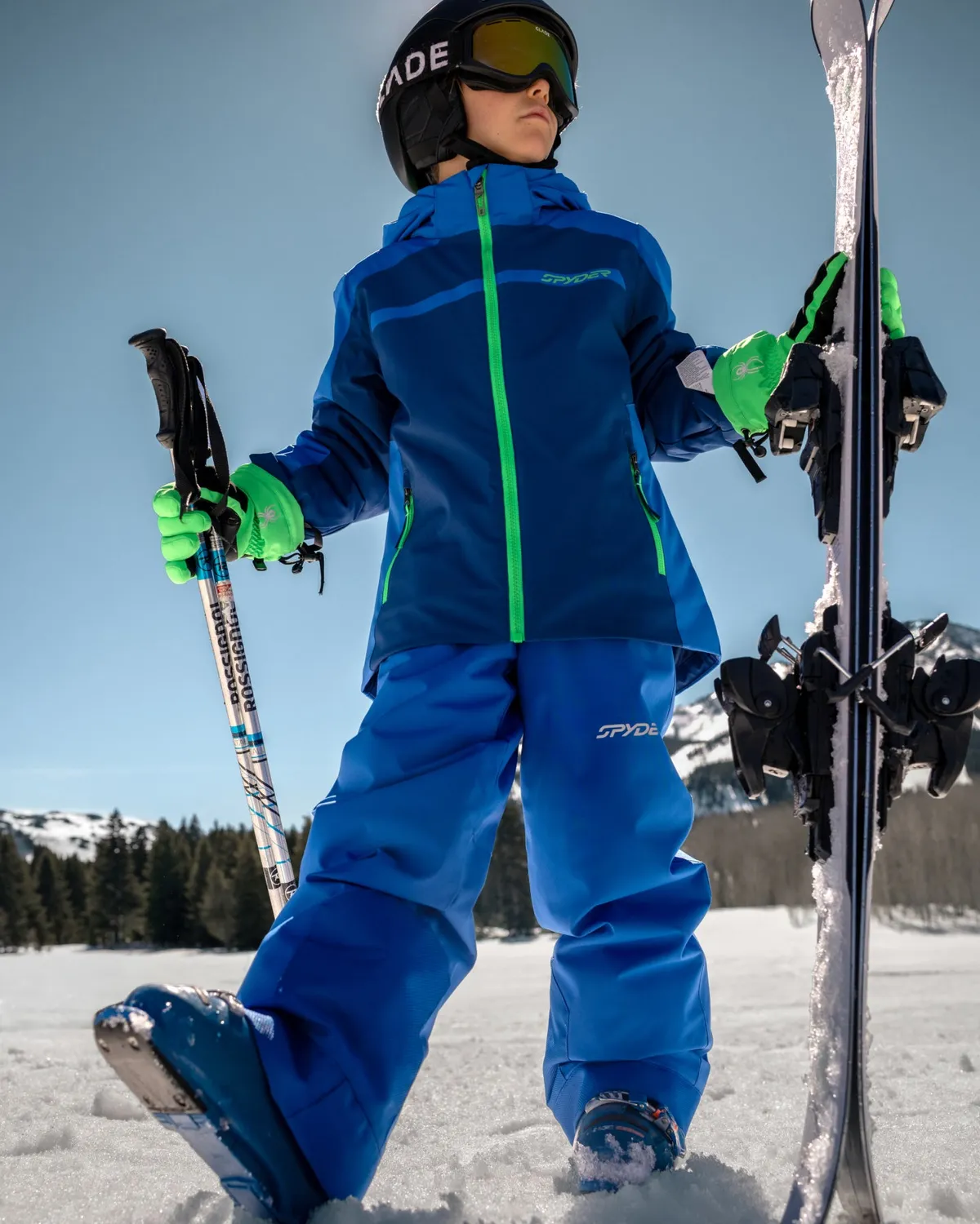 Spyder Propulsion gutte skibukse Indigo 10K
