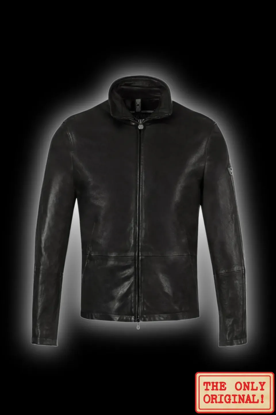 Matchless Mission Action Blouson skinnjakke black nappa