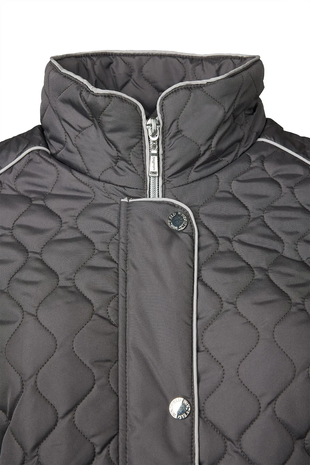 Danwear Windfield Belis overgangsjakke taupe quiltet