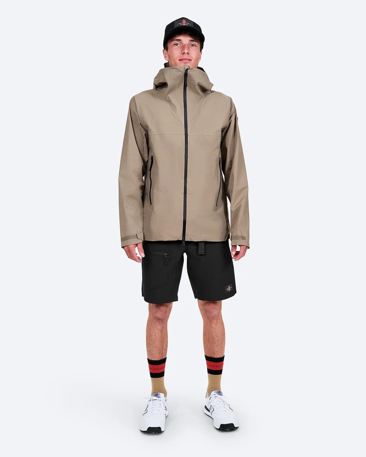 The Mountain Studio Z-4 L skalljakke Brindle vanntett 30K