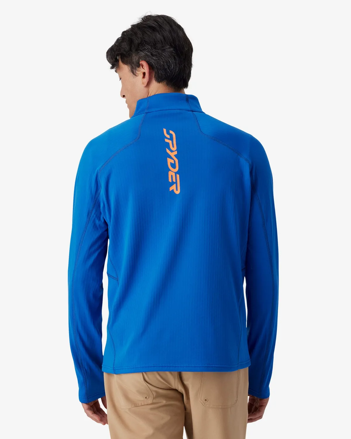 Spyder Gridweb fleecegenser herre bold blue
