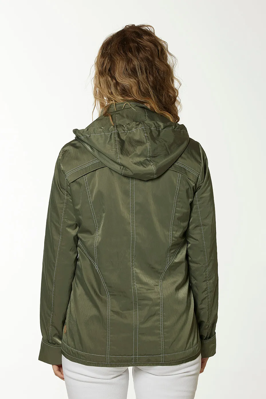 Windfield Danwear Bedia overgangsjakke kaki vindavvisende