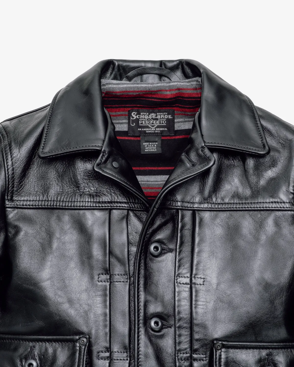 Schott NYC Perfecto P620H skinnjakke svart