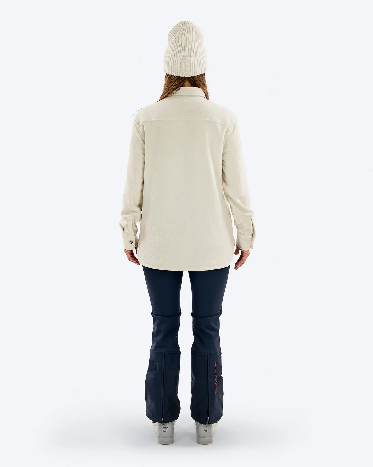 The Mountain Studio G-13 W Micro Fleece skjorte Almond Milk