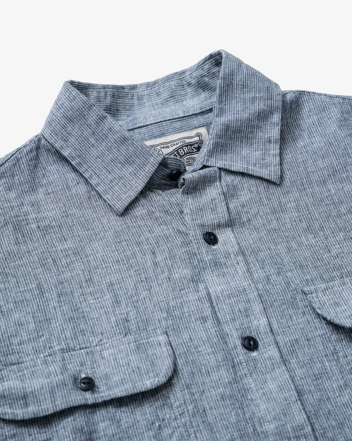 Schott NYC SH2304 arbeidsskjorte Tick lett bomull