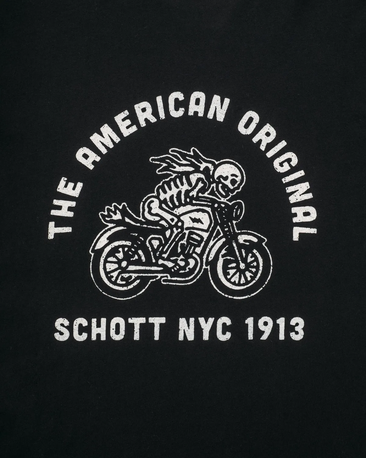 Schott NYC TRDR t-skjorte svart med trykk