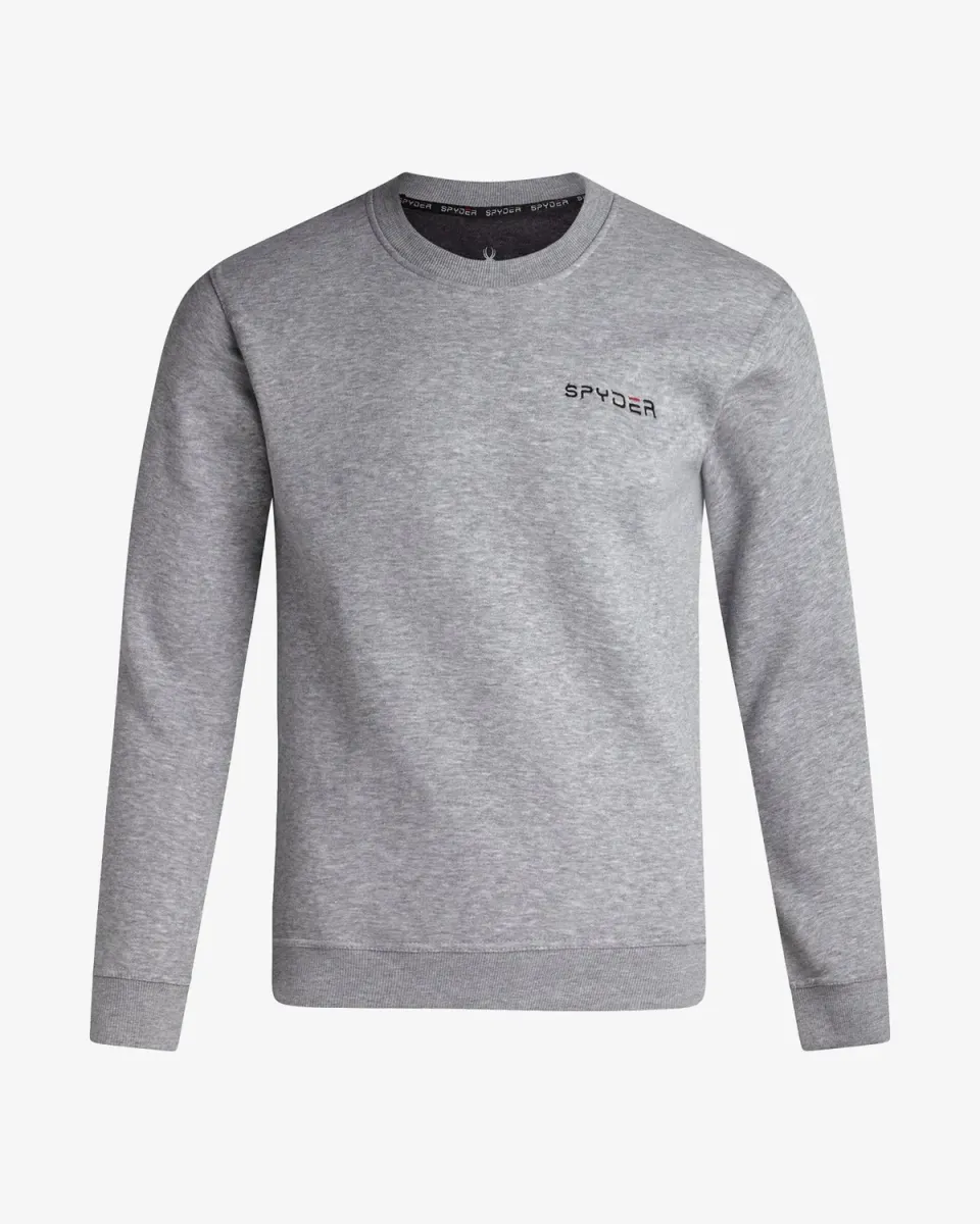Spyder Fleece Crew genser herre light gray heather myk