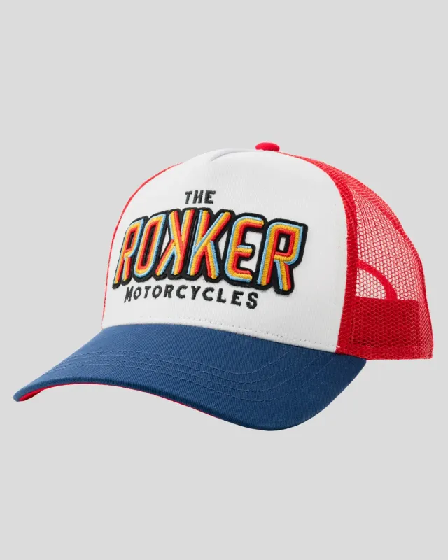 Rokker Rainbow Trukker caps svart justerbar