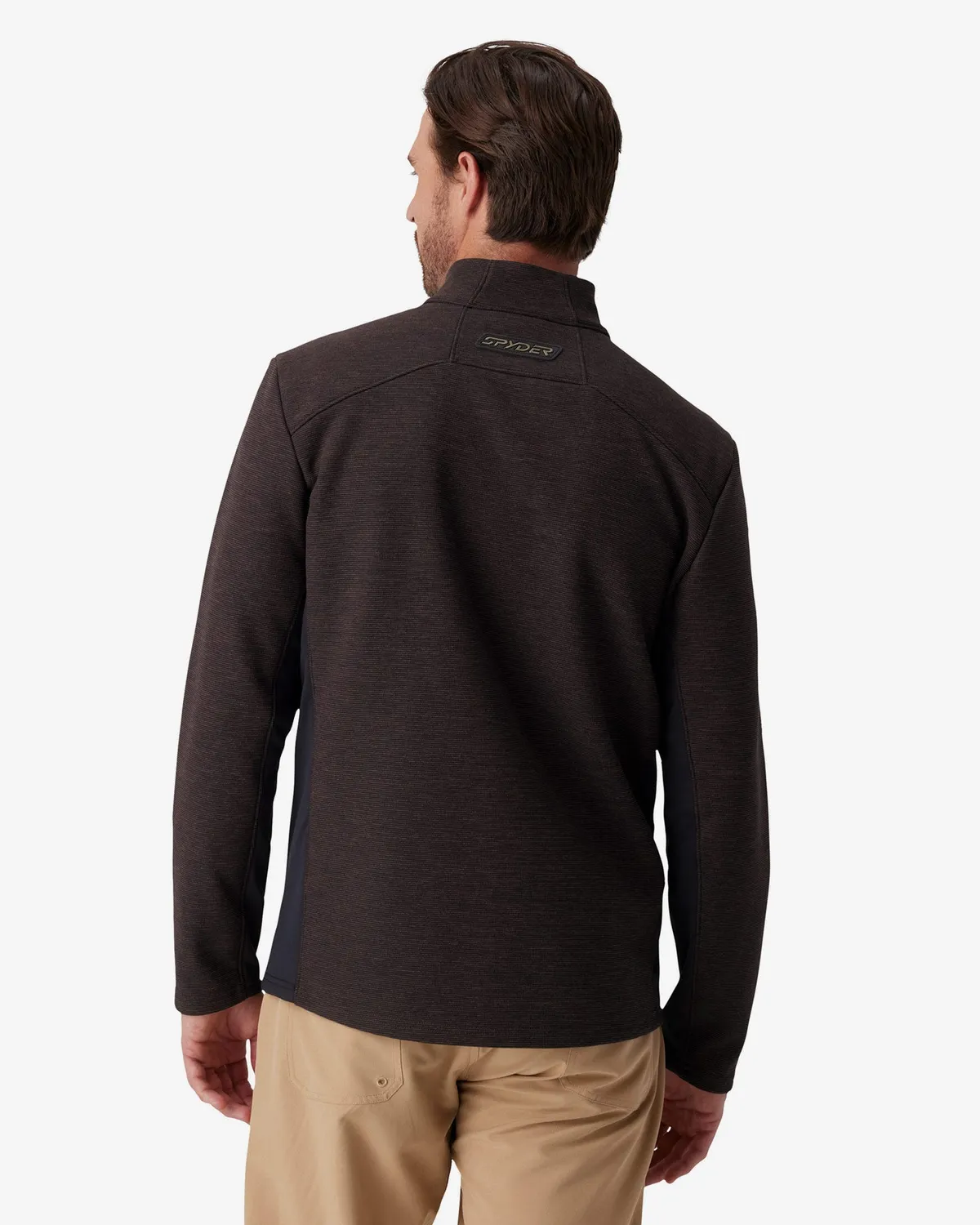 Spyder Bandit fleecejakke mocha melange DWR