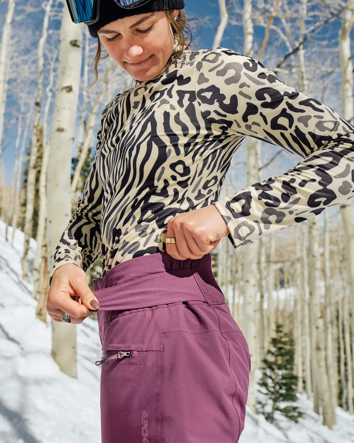 Spyder Winner skibukse dame plomme vanntett 20K