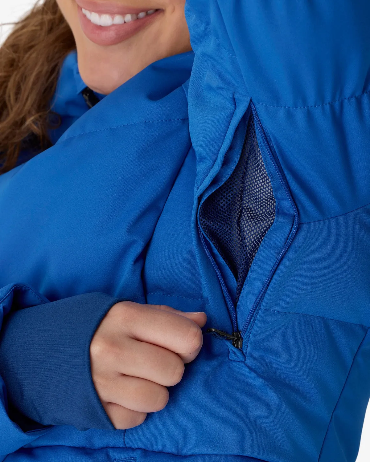Spyder Haven skijakke dame Bold Blue vanntett