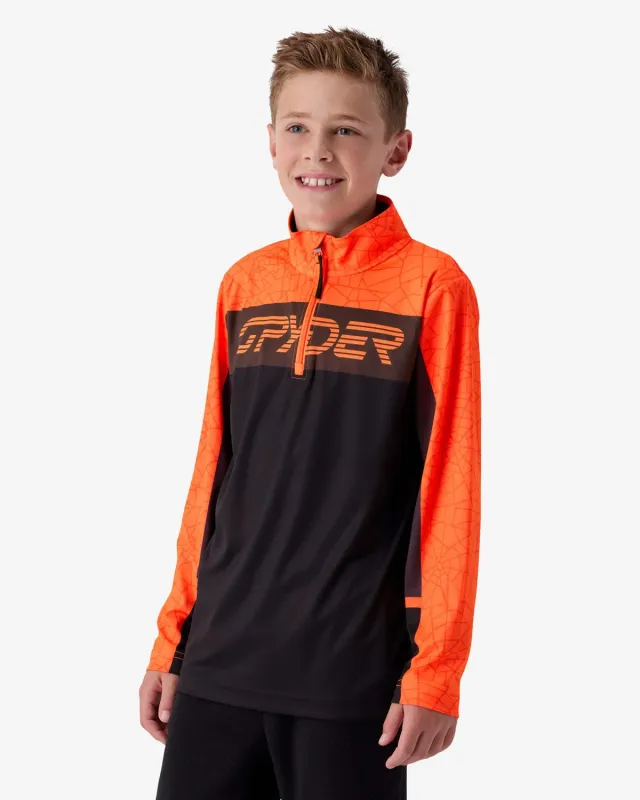 Spyder Jacobs Quarter Zip genser gutt fusion orange