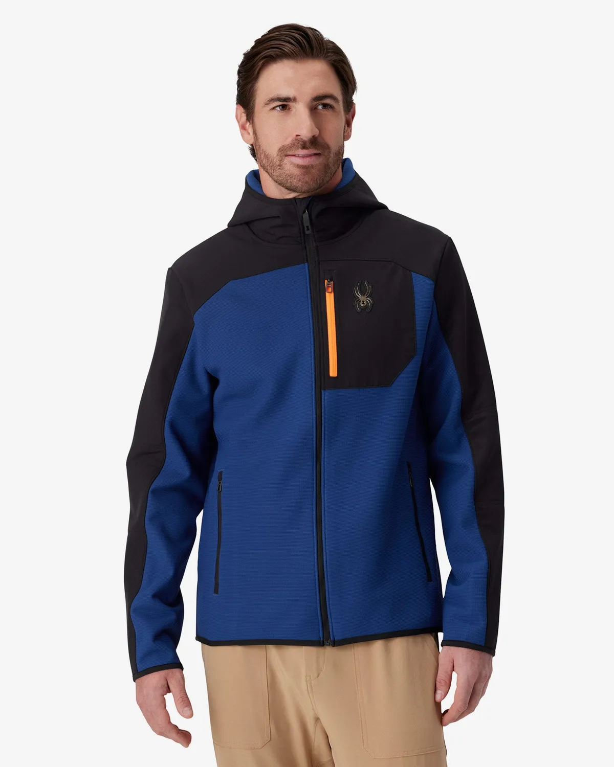 Spyder Web Shellfleece jakke Black vindtett