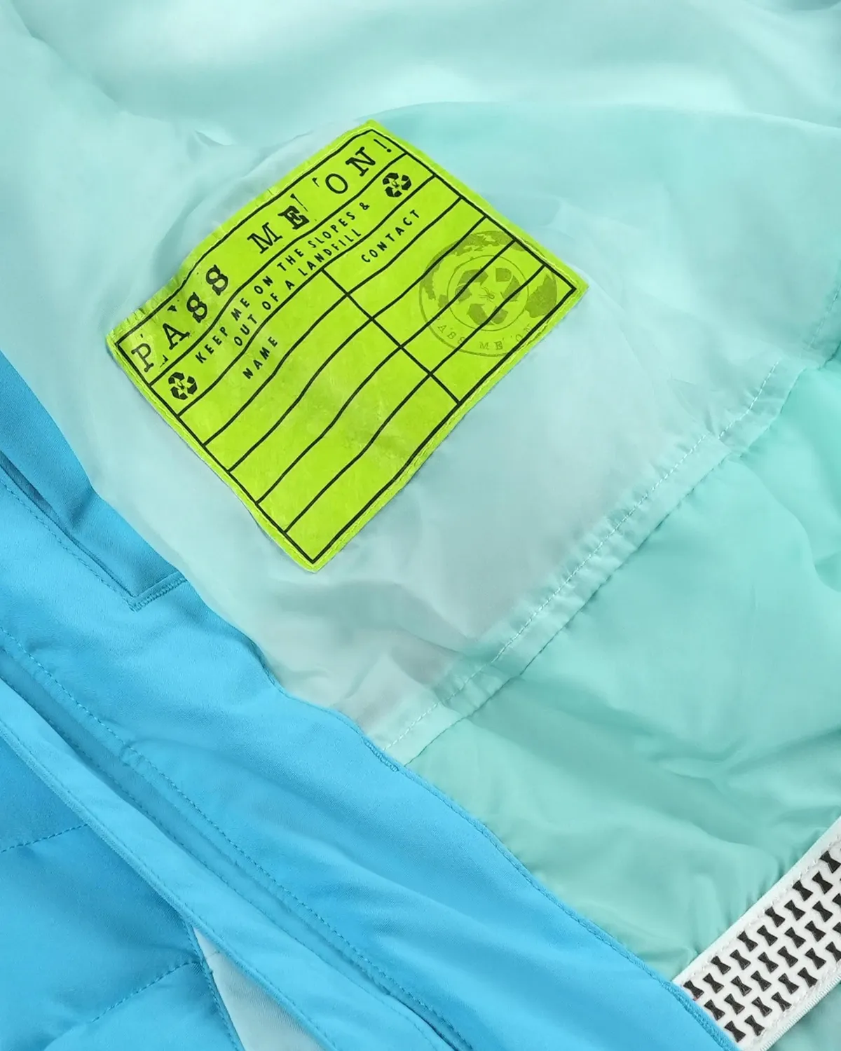 Spyder Zadie jakke Cyan Blue vanntett 10K
