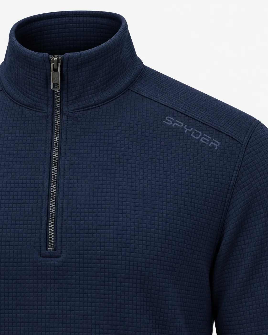 Spyder Cut & Sew Quarter-Zip fleecegenser navy 250gsm