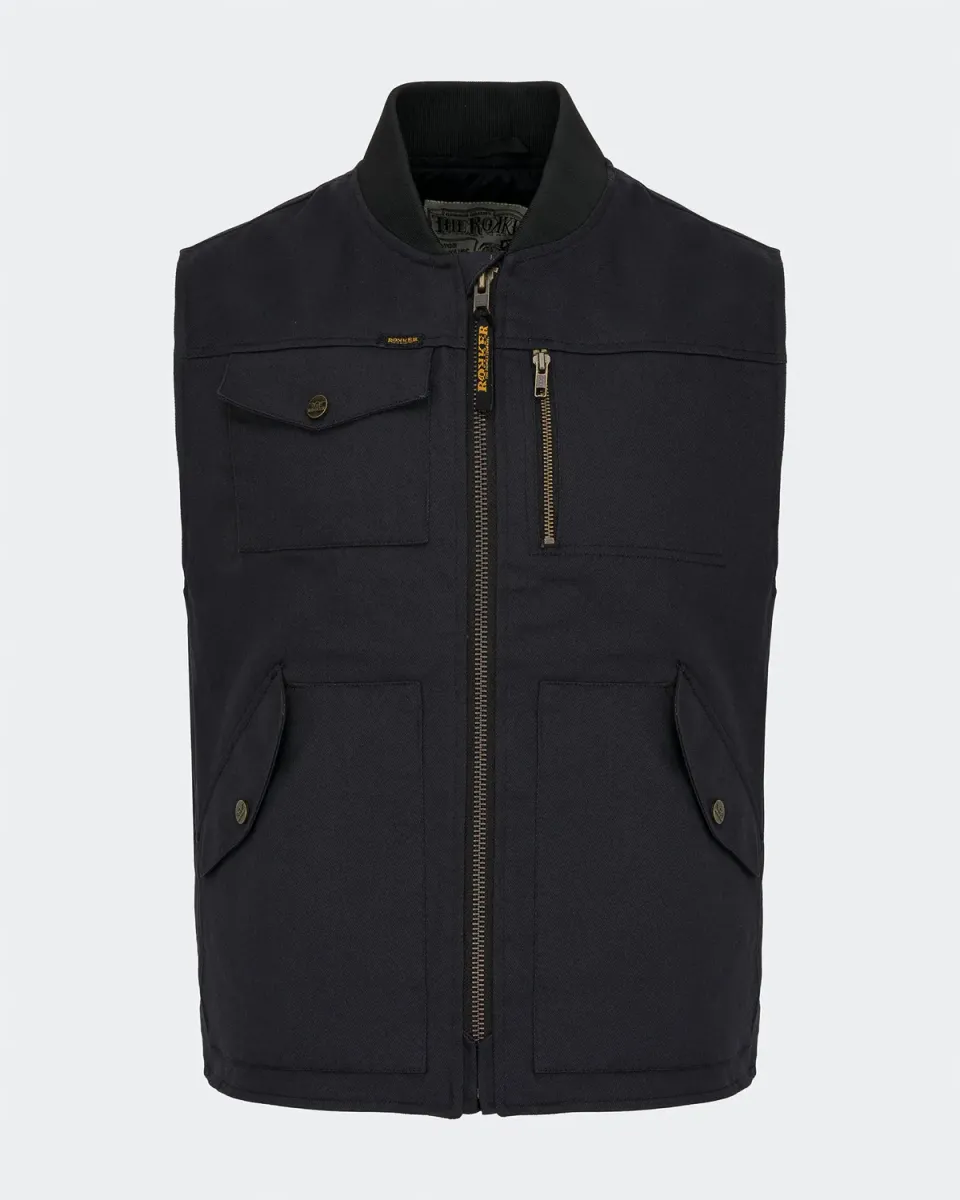 Rokker Ranger Vest II mc-vest svart slitesterk