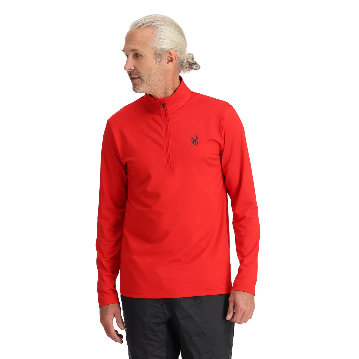 Spyder Prospect Half Zip T-Neck genser rød UPF50+