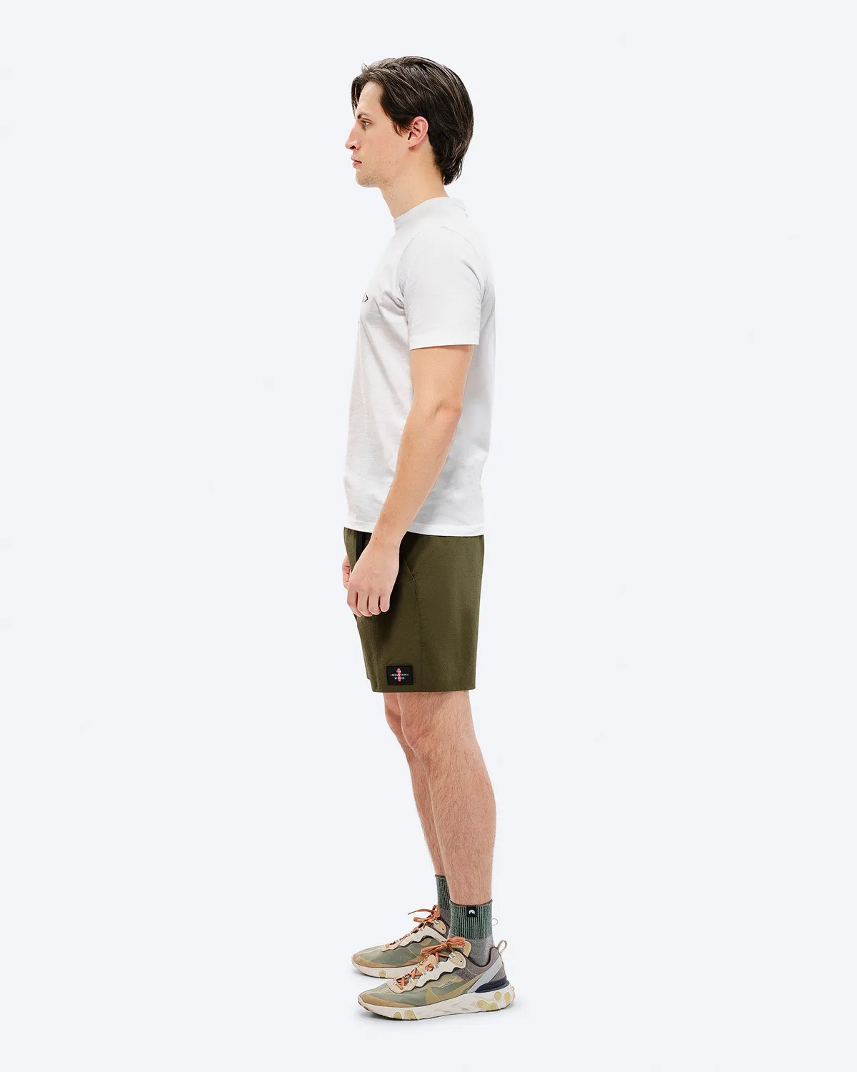 The Mountain Studio L-7 shorts Forest Green ripstop
