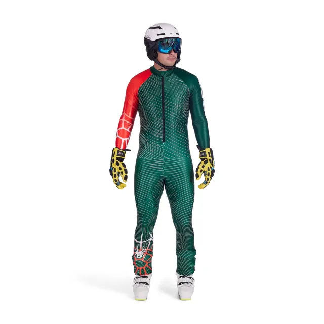 Spyder World Cup DH racedress grønn FIS-godkjent