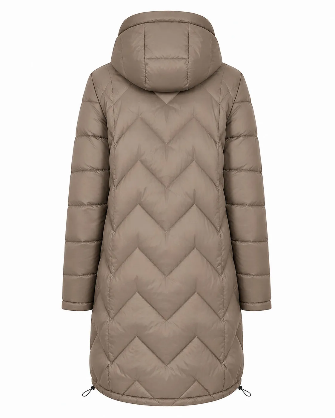 Windfield Kit vinterjakke taupe varm dame