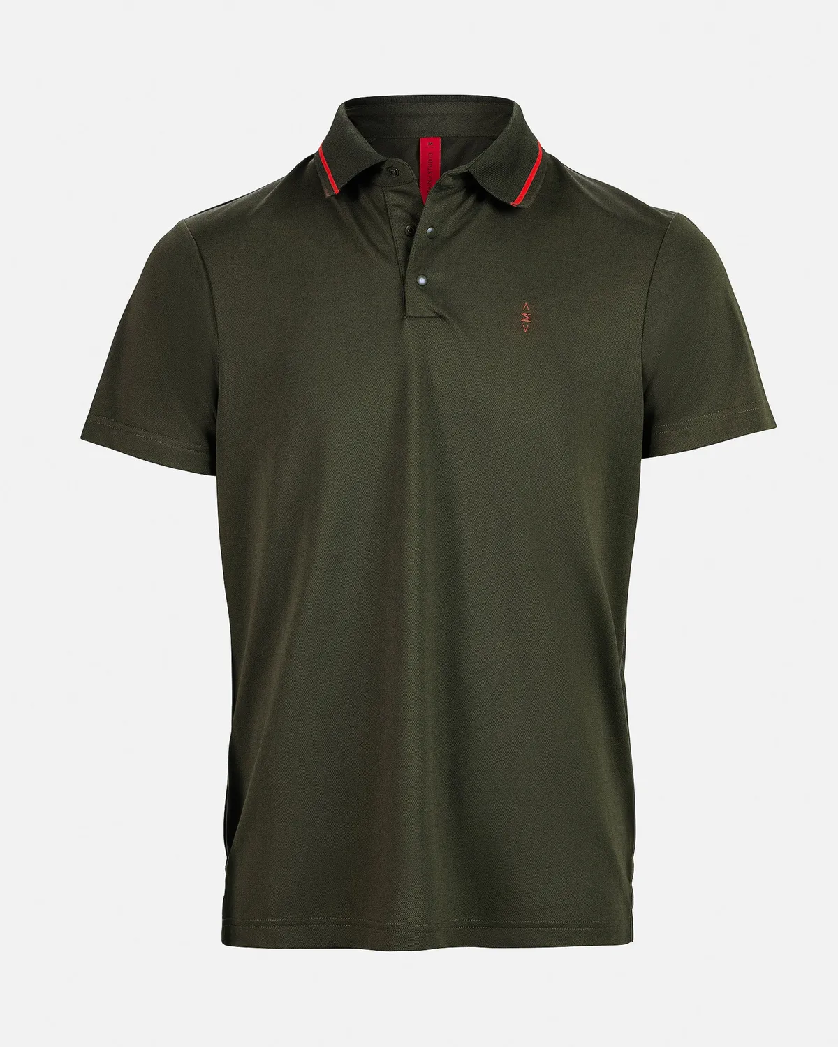 The Mountain Studio Q-4 poloskjorte Forest Green hurtigtørkende