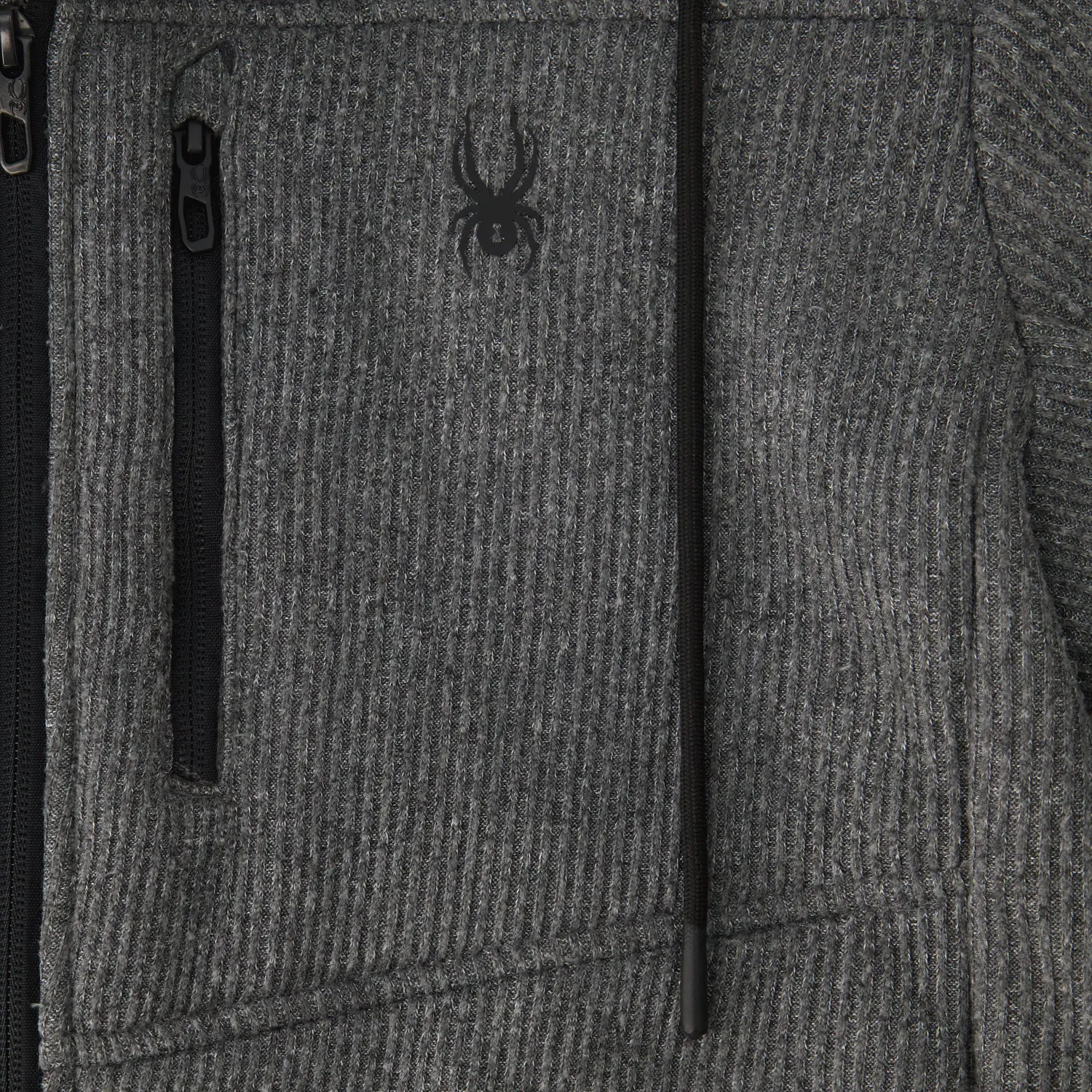 Spyder Sherpa Hoodie hettegenser svart varm