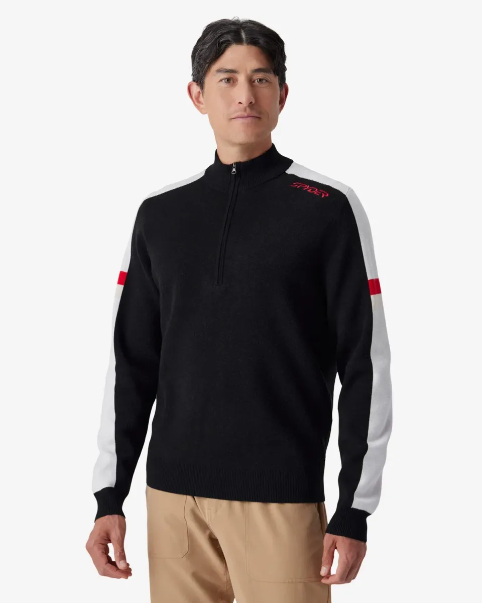 Spyder Verbier genser herre svart halv zip