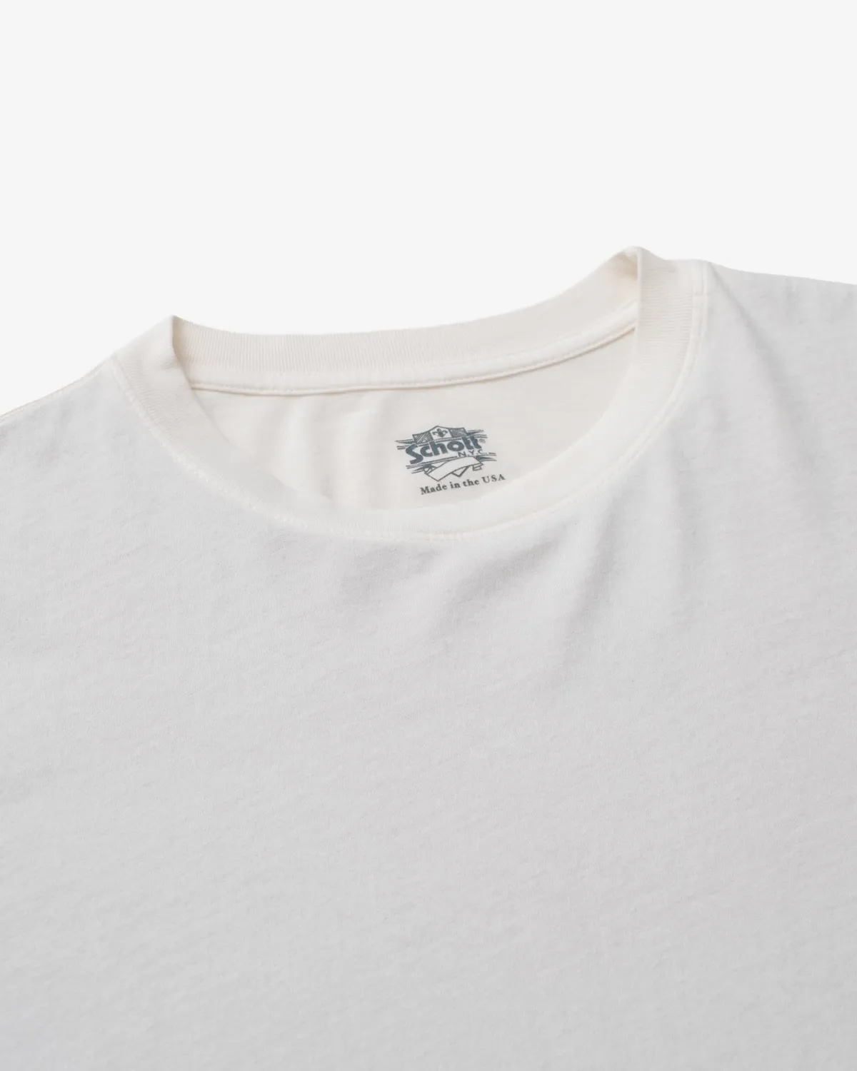 Schott NYC TEE52 t-skjorte svart bomull