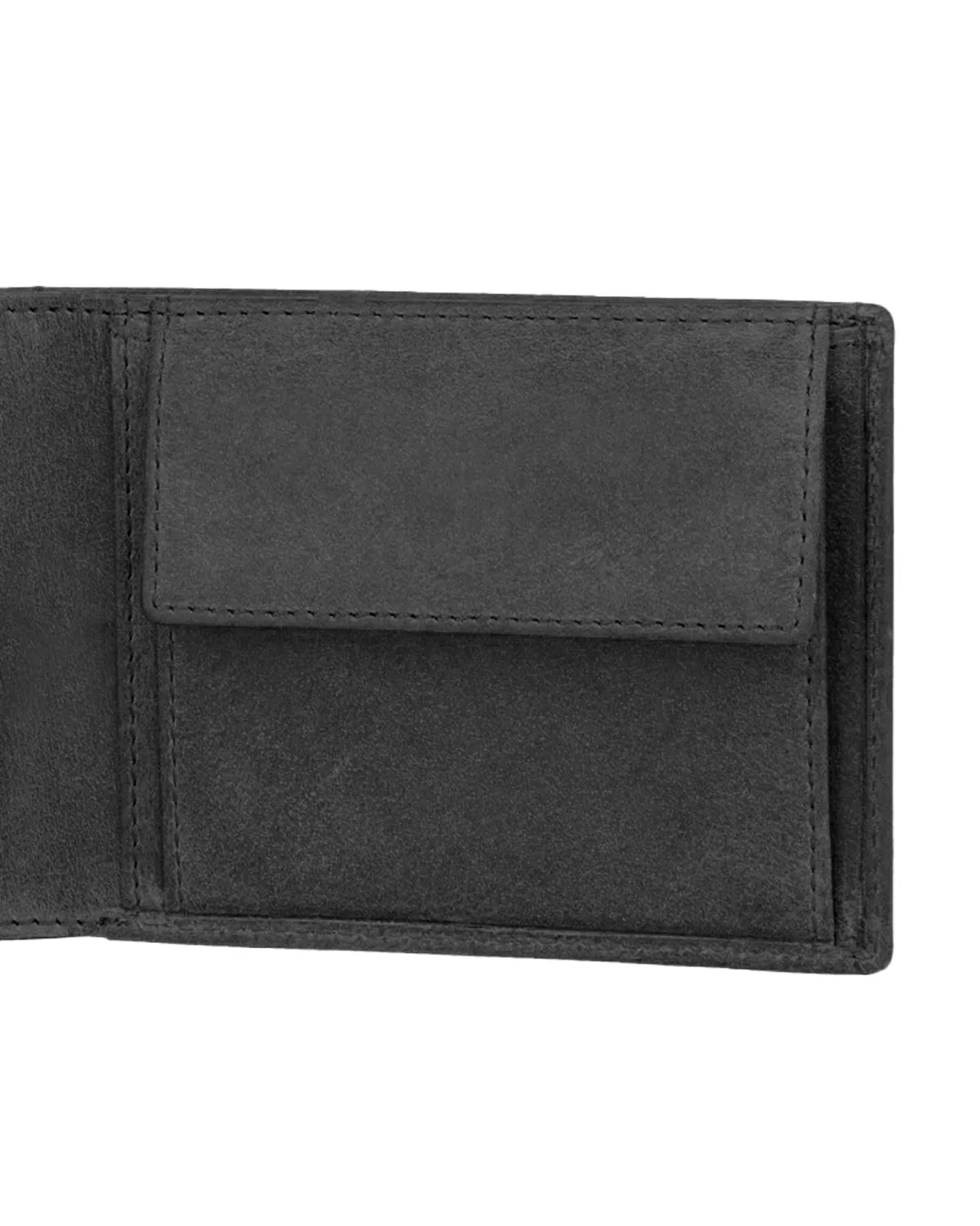 Rokker Traveler Wallet Black lommebok svart skinn