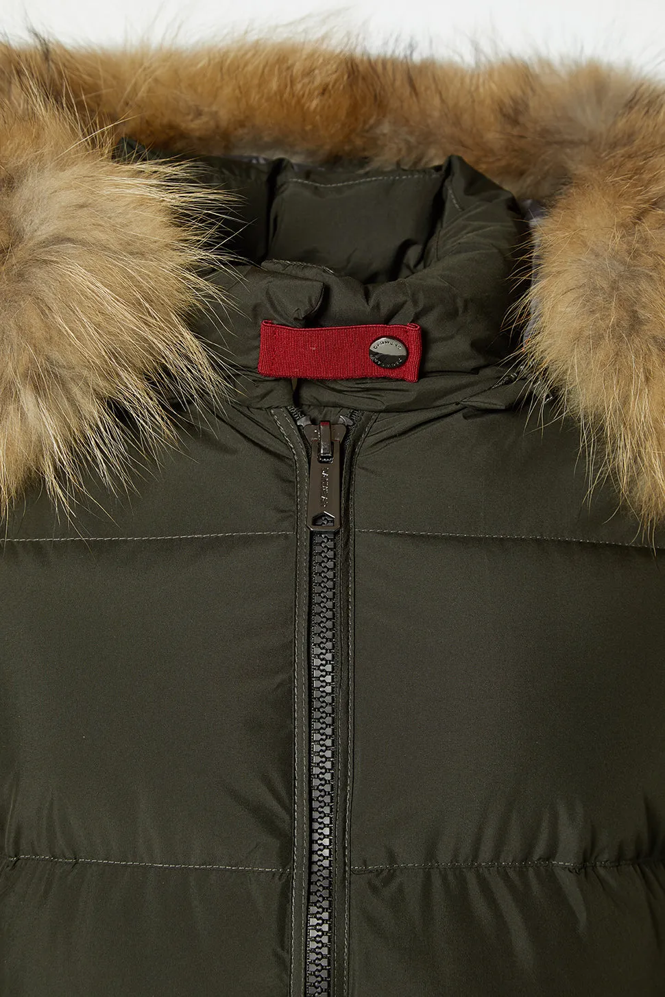 Danwear Elita vinterjakke Army dun 90% dun