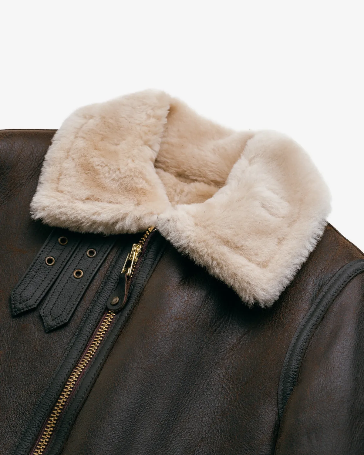 Schott NYC 247SW bomberjakke dame saueskinn brun