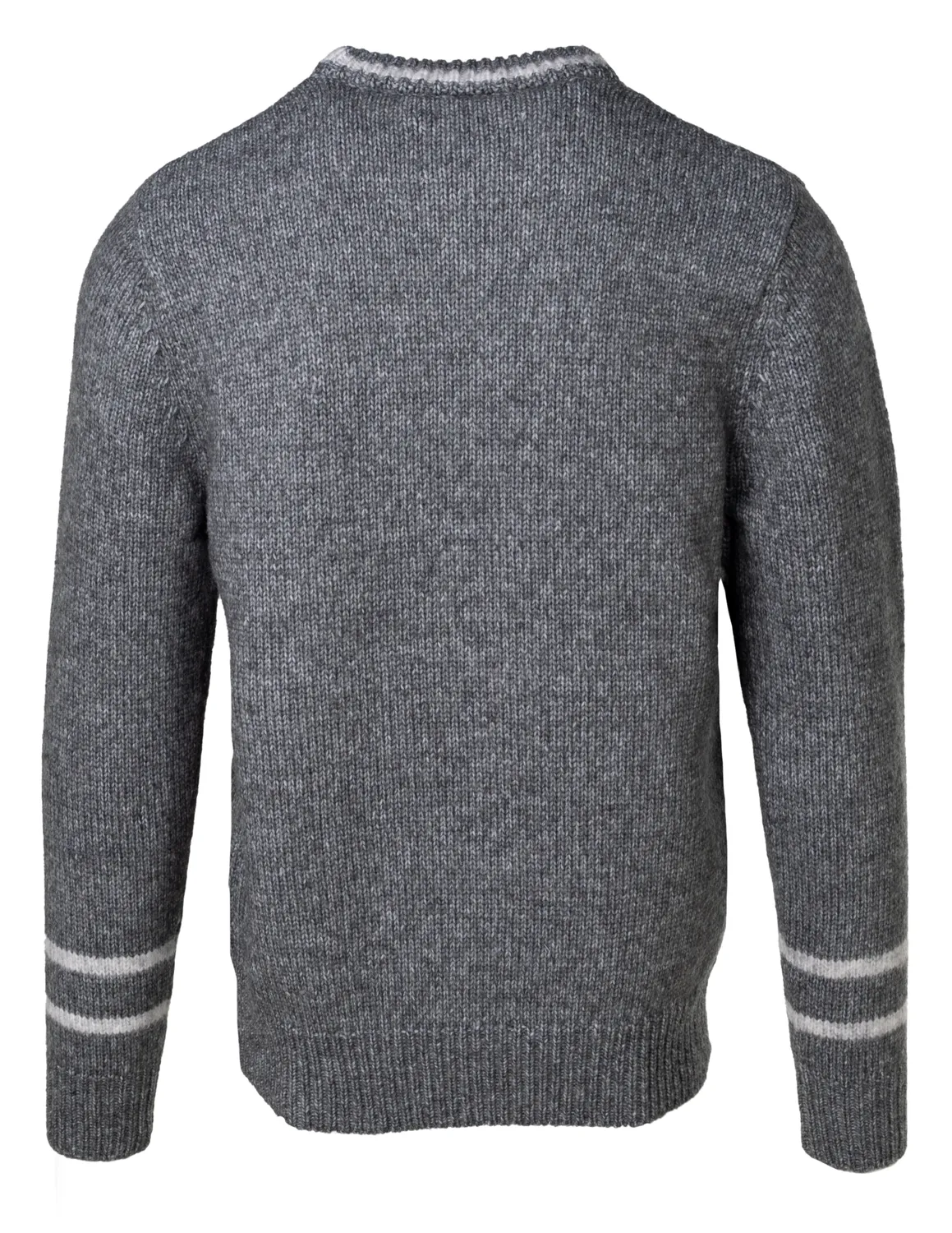 Schott NYC SW2230 genser charcoal stripet ull