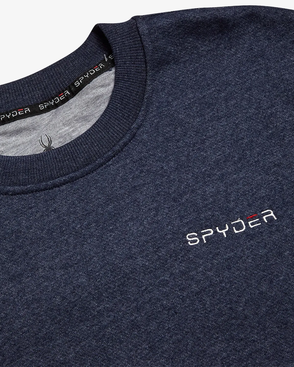 Spyder Fleece Crew genser Navy Heather bomull