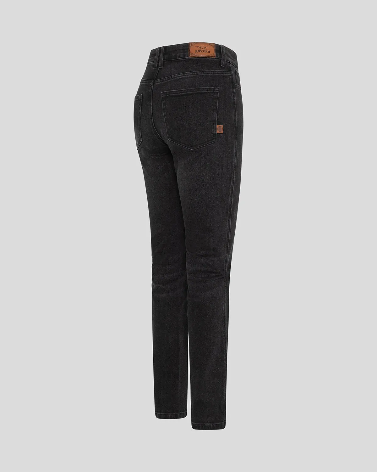 Rokker Rokkertech Mid Straight motorsykkeljeans svart AA