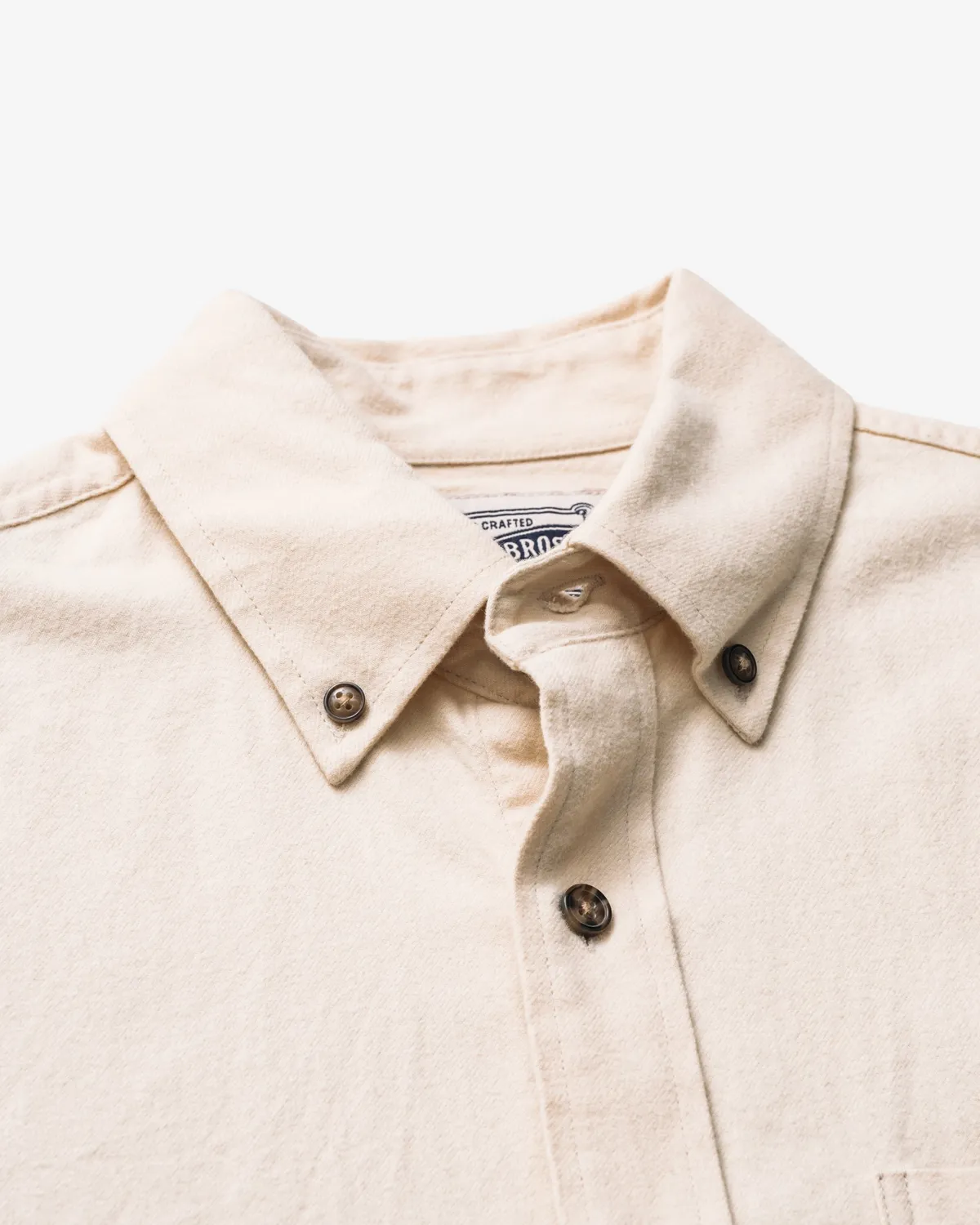 Schott NYC SH2120 flanellskjorte burgunder bomull