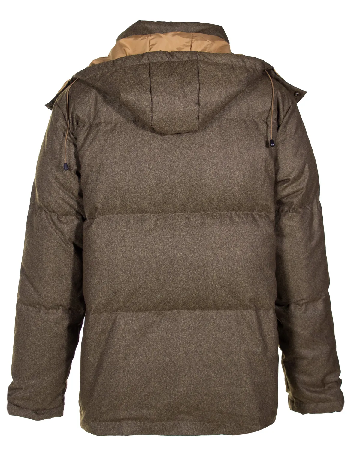 Schott NYC 9040D dunjakke brun foret hette