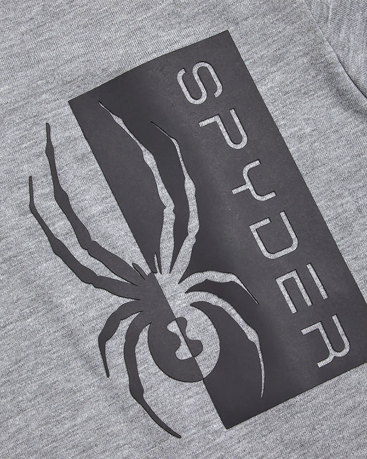 Spyder Split Logo langermet trøye herre Gray bomull